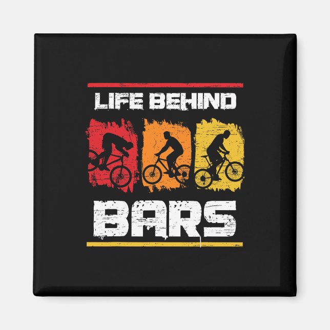 Leben hinter Rs Mountainbiking für ein Mountainbik Magnet (Vorne)