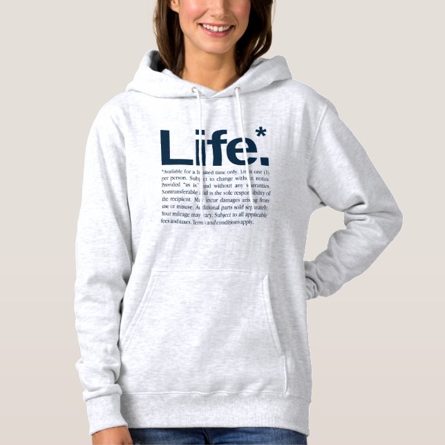 Leben* Hoodie (Vorderseite)