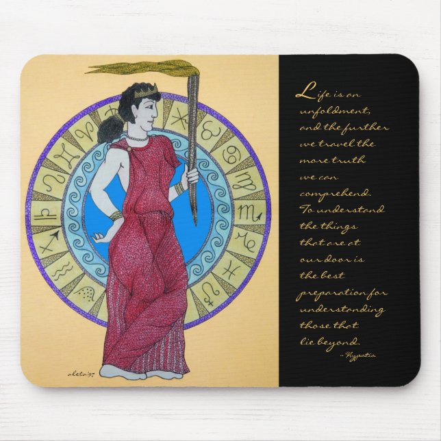 Leben ~ Hypatie Mousepad (Vorne)