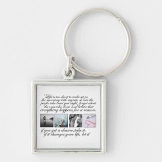 Leben Ihr Leben, keine Bedauern Schlüsselanhänger