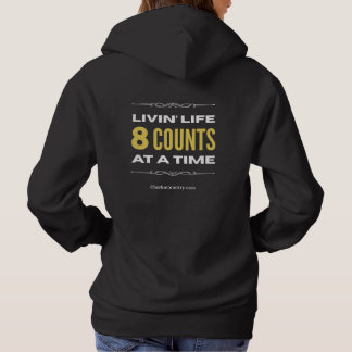 "Leben im 8-Schritte-Takt" Hoodie