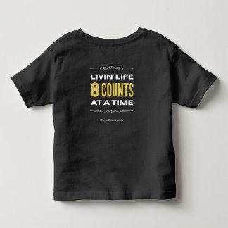 "Leben im 8-Takt-Takt" T-Shirt für Kleinkinder