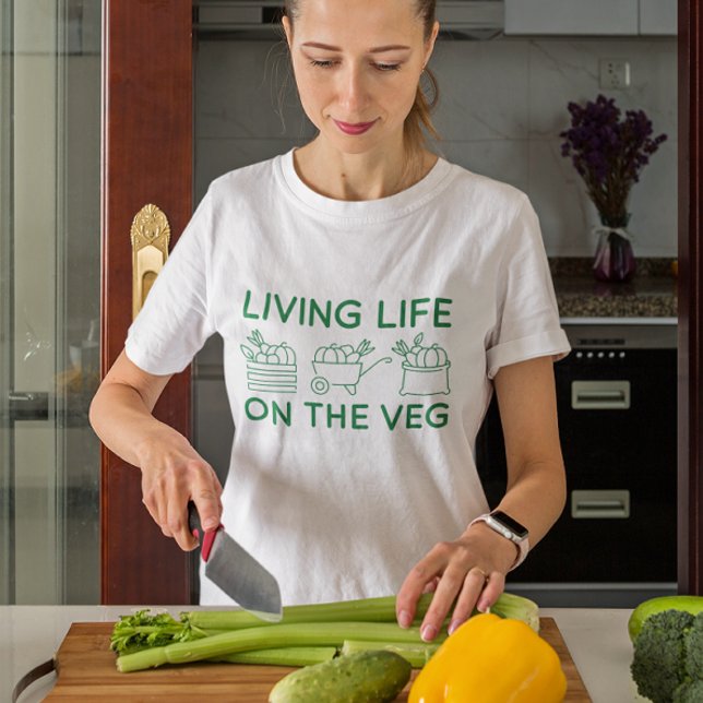 Leben im Alter T-Shirt (living life on the veg)
