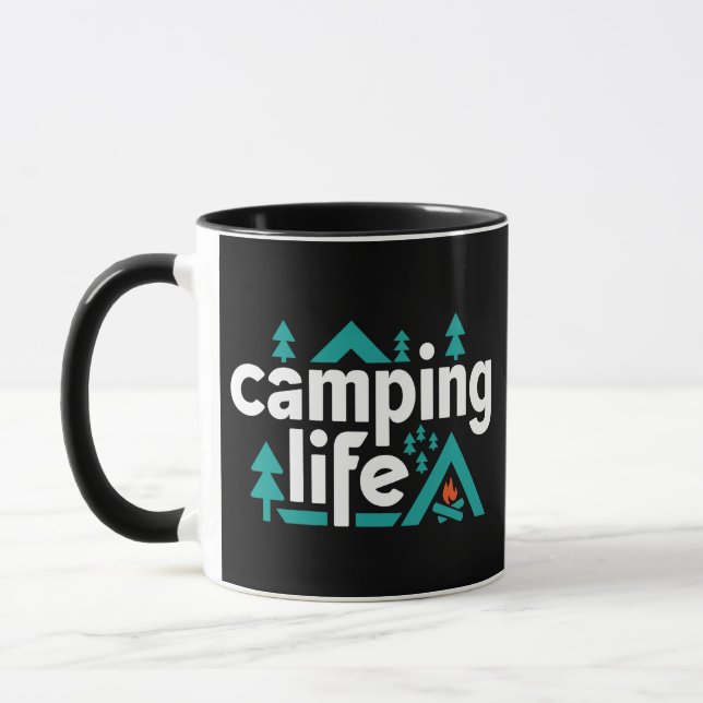 Leben im Camping, Abenteuer warten auf Tasse (Links)