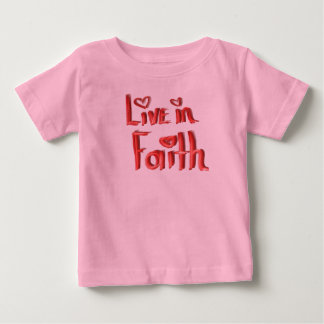 Leben im Faith Baby T-Shirt