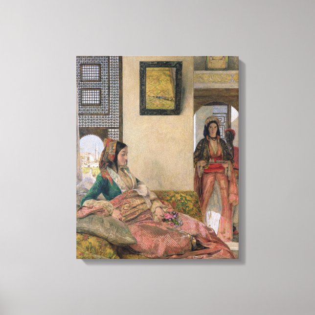 Leben im Harem, Kairo Leinwanddruck (Vorderseite)