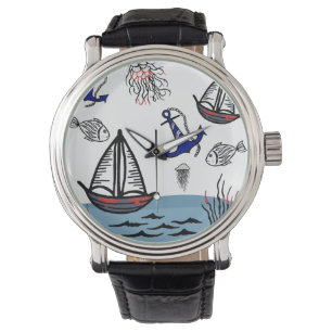 Leben im Meer Armbanduhr