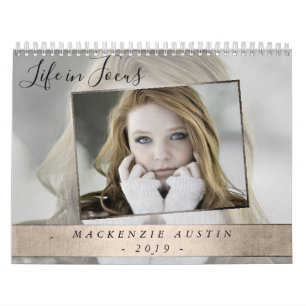 Leben im Mittelpunkt   Elegantes Gold Custom 12 Fo Kalender
