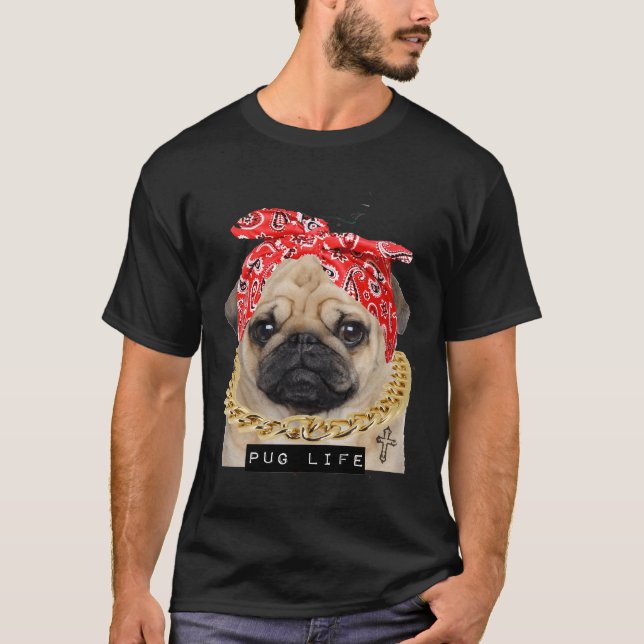 Leben im Mops Essenzieller T - Shirt 320 (Vorderseite)