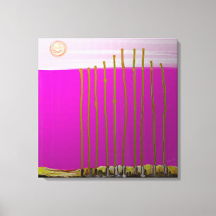 Leben im Paradies Leinwanddruck