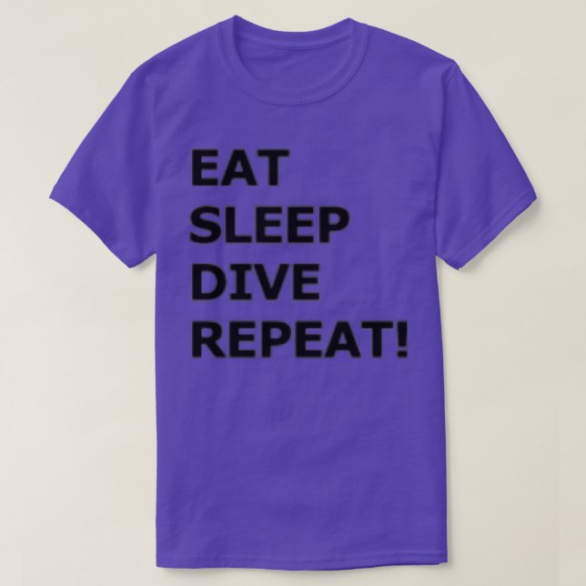 Leben im Taucher 1 T-Shirt (Design vorne)