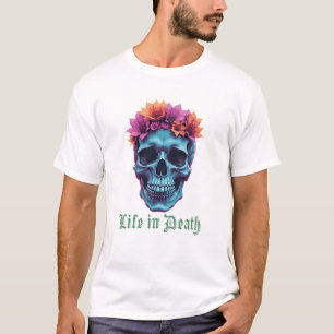 Leben im Tod, Blühen in Blau T-Shirt