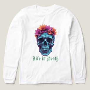 Leben im Tod, Blühen in Blau Tri-Blend Shirt