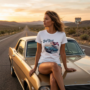 Leben im Traum   Vintage Car Road Tri-Blend Shirt