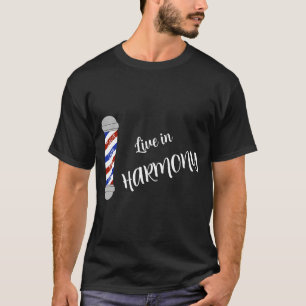 Leben in Barbershop Harmony - Kissen werfen T-Shirt
