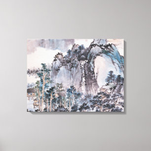 Leben in den Bergen Leinwanddruck