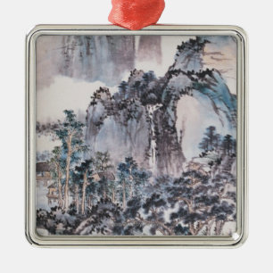 Leben in den Bergen Ornament Aus Metall