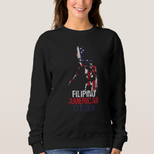 Leben in den USA Philippinen halb amerikanischer p Sweatshirt