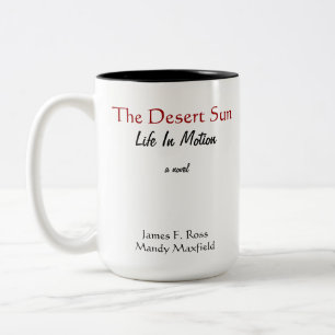 Leben in der Bewegungs-Tasse Zweifarbige Tasse