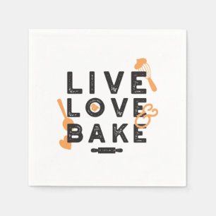 Leben in der Liebe, Bake Blicks: inspirierende Bac Serviette