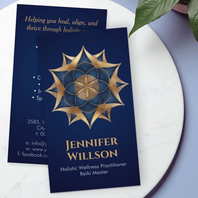 Leben in der Lotus-Blume Visitenkarte (Von Creator hochgeladen)