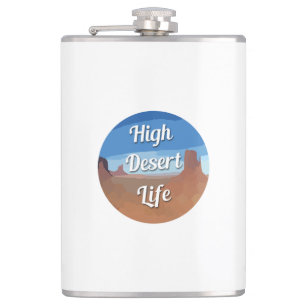 Leben in der Wüste Flachmann