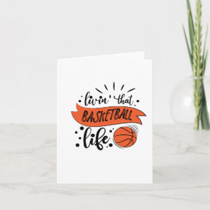 Leben in diesem Basketball Leben - Basketball Karte