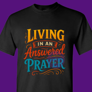 Leben in einem Gebet - Christlich T-Shirt