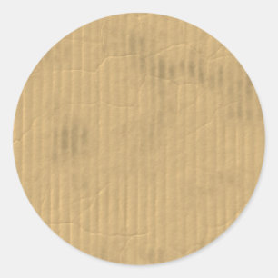 Leben in einem Grungy schmutziger Schlag-oben Runder Aufkleber