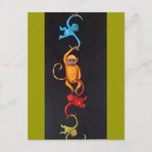 Leben in einer Plastikwelt Postkarte