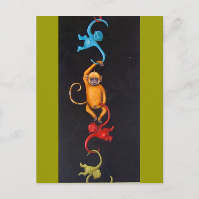 Leben in einer Plastikwelt Postkarte (Vorderseite)