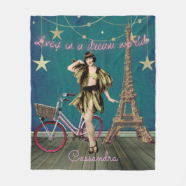 Leben in einer Traumwelt von Funky veränderter Kun Fleecedecke