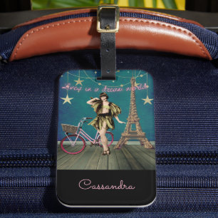 Leben in einer Traumwelt von Funky veränderter Kun Gepäckanhänger