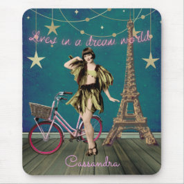 Leben in einer Traumwelt von Funky veränderter Kun Mousepad