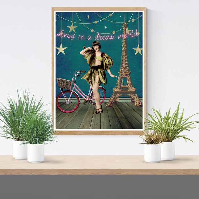 Leben in einer Traumwelt von Funky veränderter Kun Poster (Von Creator hochgeladen)