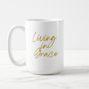 Leben in Grace Classic Tasse, 15 oz Kaffeetasse