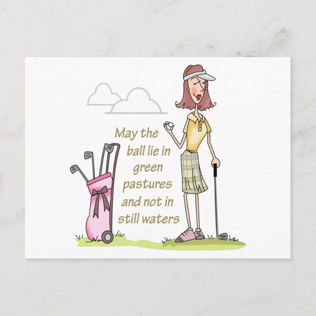 Leben in grünen Weiden Postkarte (Vorderseite)