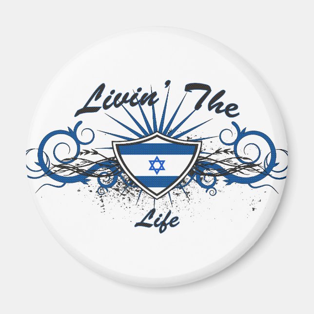 Leben in Israel Magnet (Vorne)