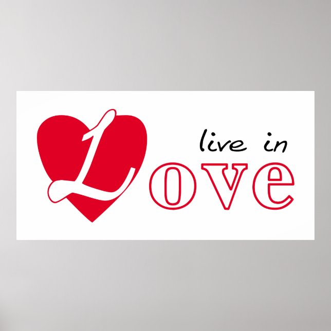 Leben in Liebe Poster (Vorne)