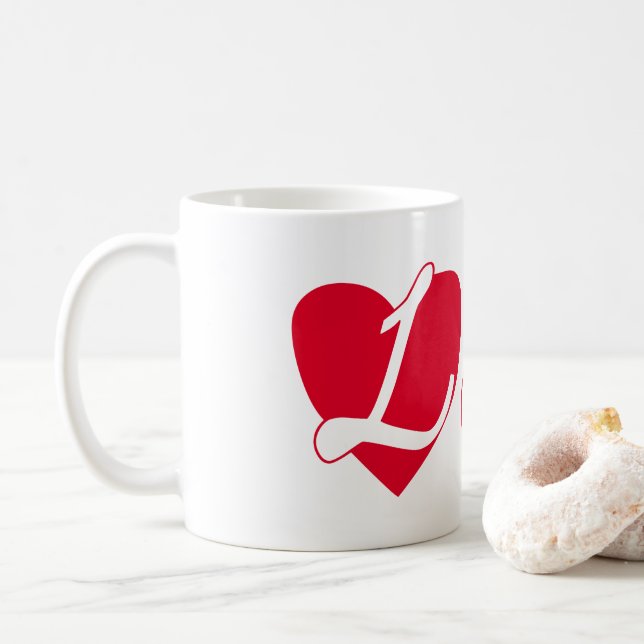 Leben in Liebe Tasse (Mit Donut)