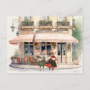 Leben in Mäuse Stadt - Girls' Day Out Postkarte