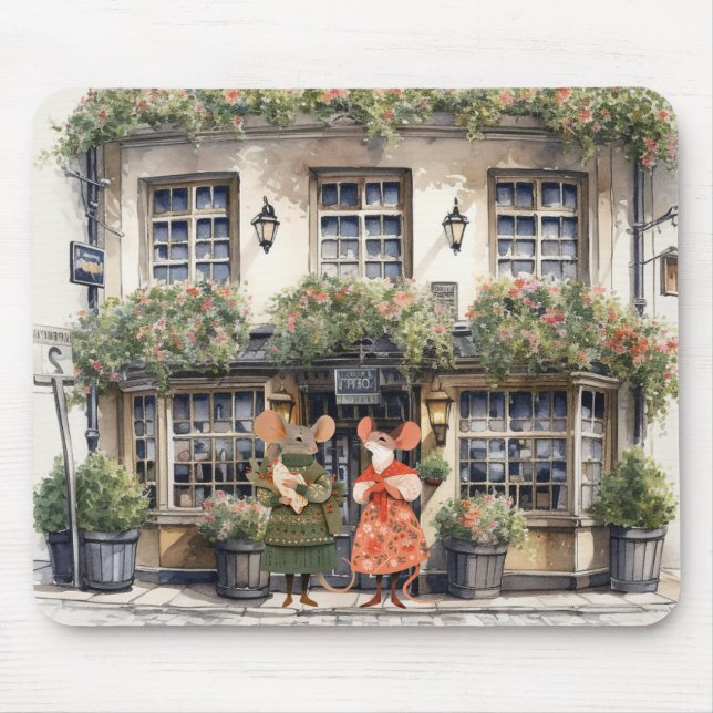 Leben in Mäusestadt - Einkaufspassagen Mousepad (Vorne)