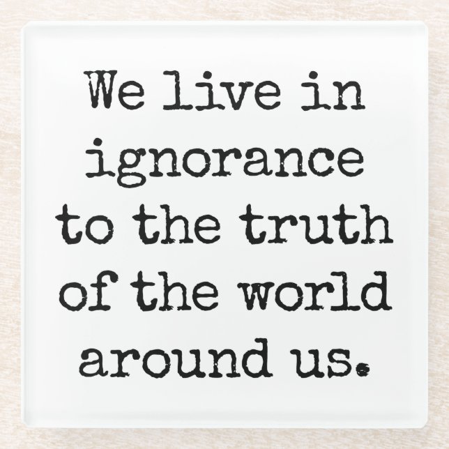 Leben in ungeklärtem Untersetzer (Vorderseite)