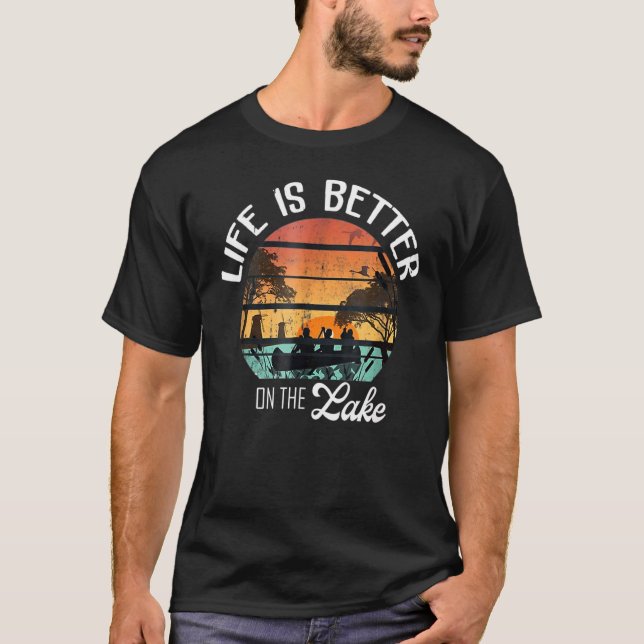 Leben ist besser am Thelake Lake T-Shirt (Vorderseite)