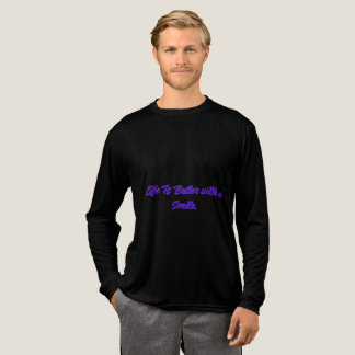 Leben ist besser mit einem Lächeln T-Shirt | Posit Tri-Blend Shirt