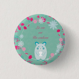 Leben ist ein Geschenk Button