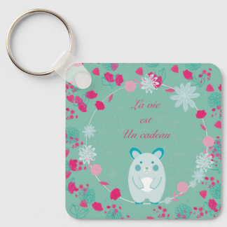 Leben ist ein Geschenk Schlüsselanhänger