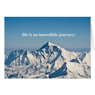 Leben ist eine unglaubliche Reise