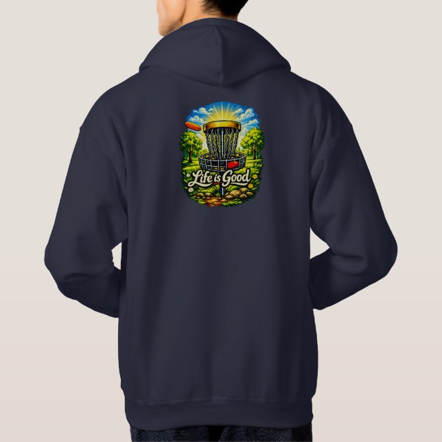 Leben ist gut hoodie (Rückseite)