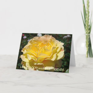 LEBEN IST GUT mit BESTEN FREUNDEN Grußkarten Karte